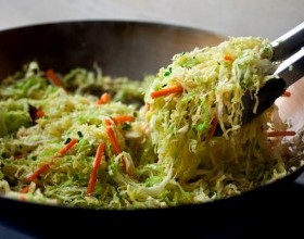 Cabbage & Zucchini Stir Fry