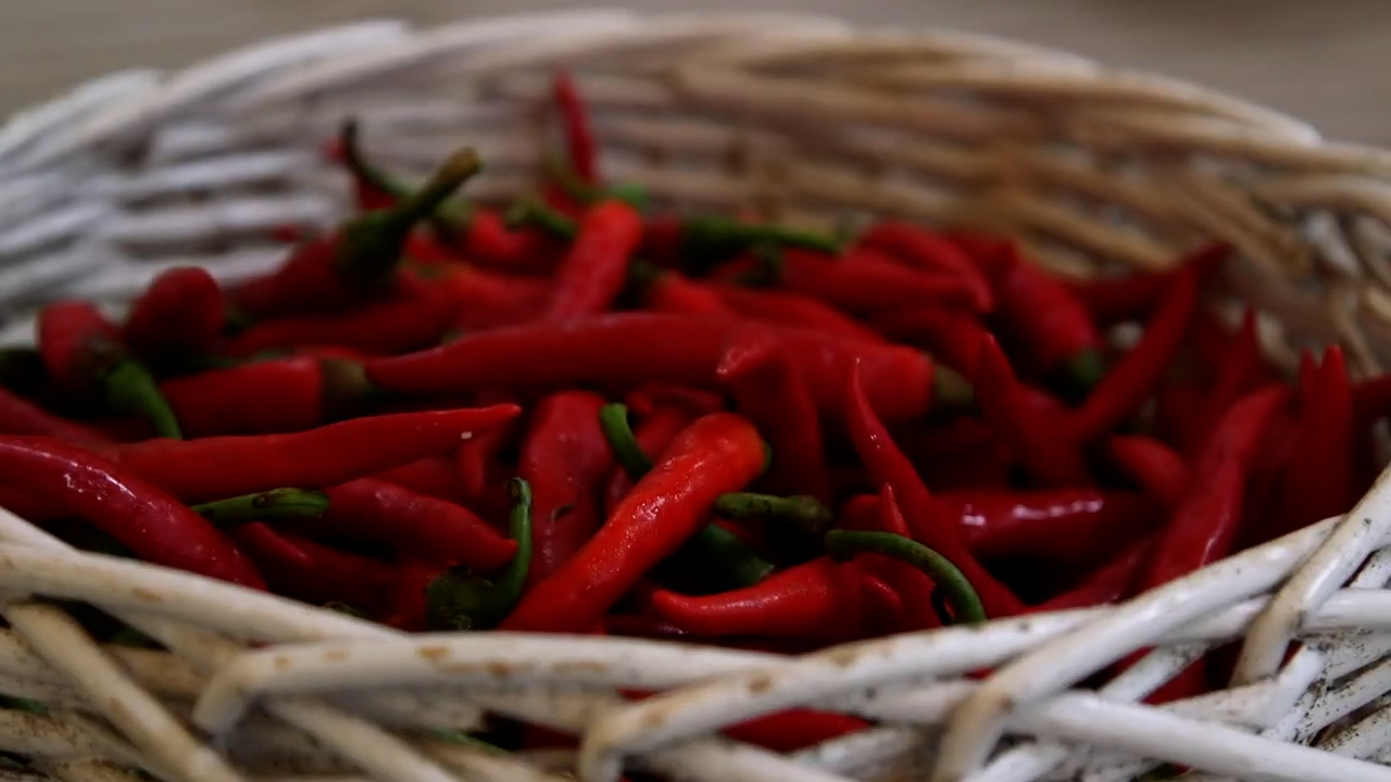 long red peppers